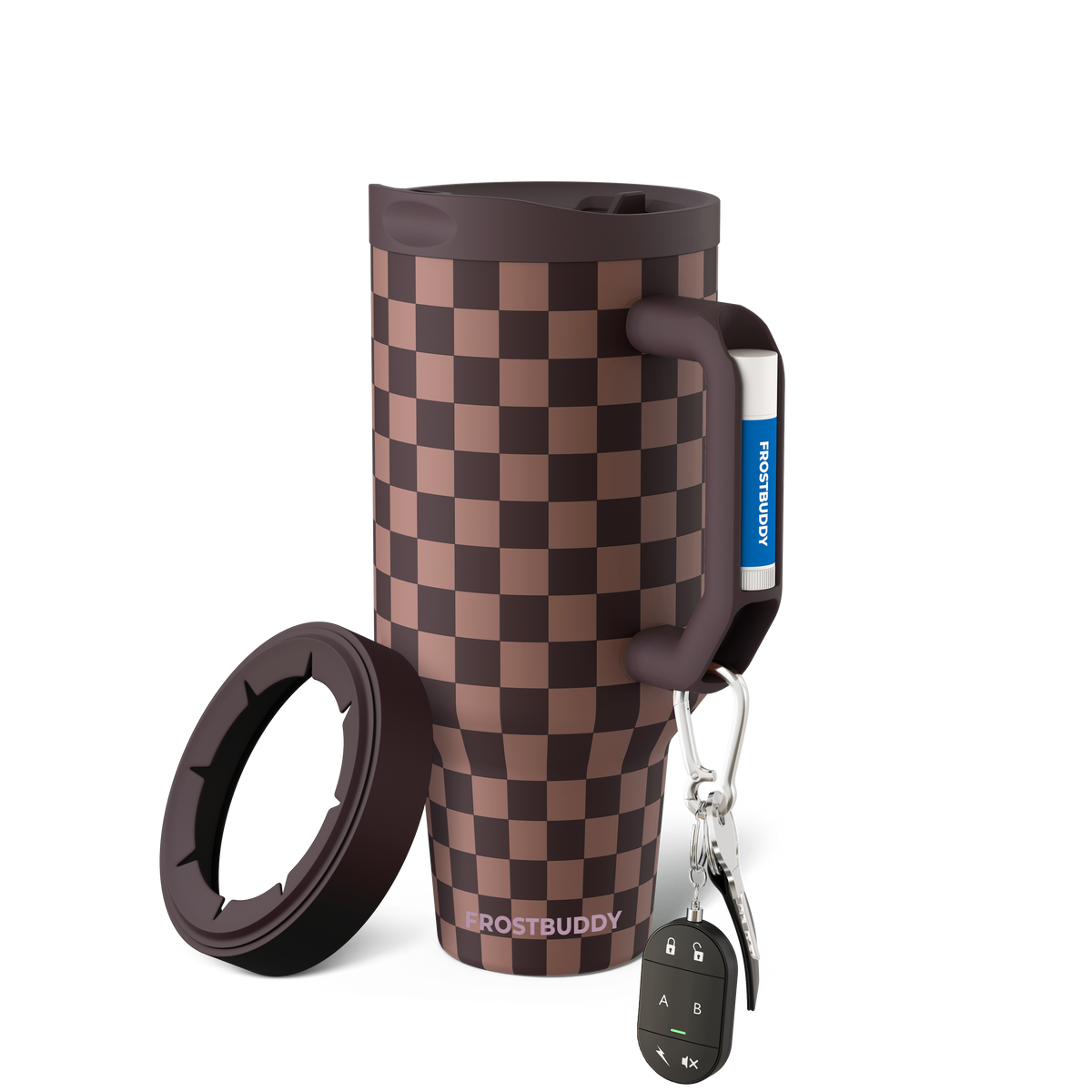 Thicc Buddy 50oz | Espresso Checkered image 1